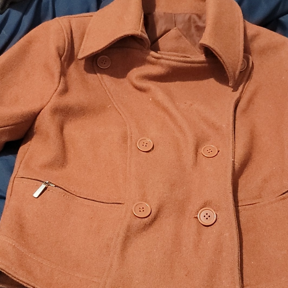 Short mini peacoat